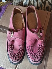 Pink Suede Crushers/Creepers