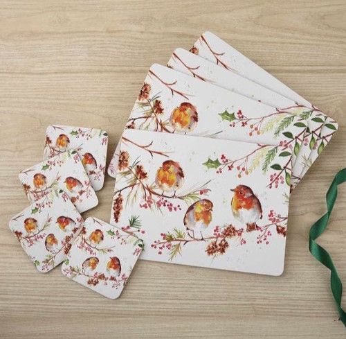 Winter robins set 4 - winter, of
