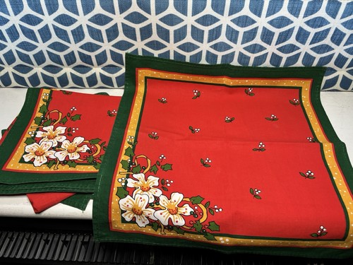 Set vintage red christmas - set,