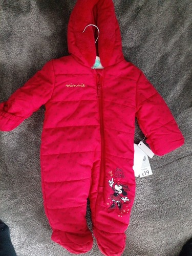 Red baby snowsuits - red,