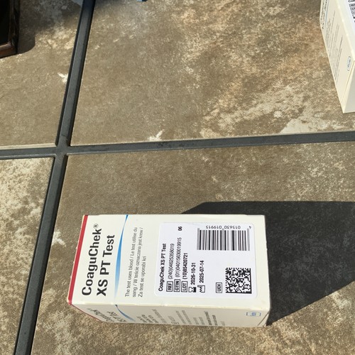 Coaguchek blood test - coaguchek,