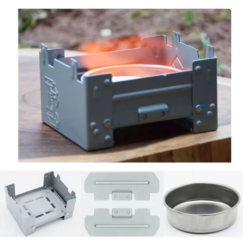 Solid fuel stove - solid, set