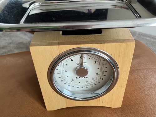 Salter kitchen wooden scales - salter,