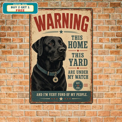 Labrador retriever house yard - retriever,