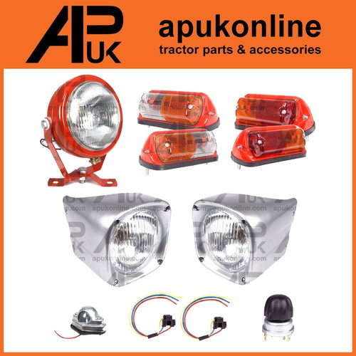 Head rear side plough - rear, lamp