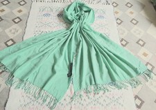 Ladies TieRack 100% fine wool large shawl, New no tag