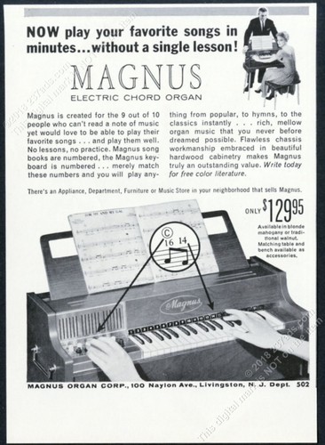 1959 magnus chord - 1959, organ