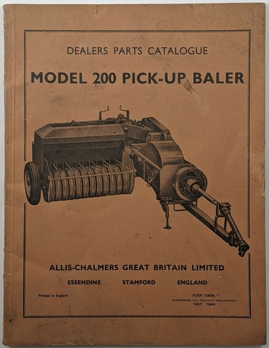 Dealers parts catalogue for - catalogue,