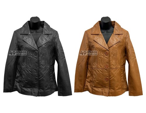 Ladies leather jacket formal - jacket,
