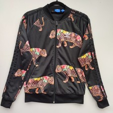 Adidas Originals Floral Oncada Tracksuit Top Jacket | Women's Size 8 UK