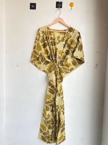 Indian cotton kaftan - kaftan,, multi
