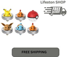 Pokémon Charmander Poké Ball Battle Spinner Pack Spinning Battling Top Eevee gif