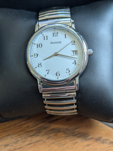 Accurist gents watch - accurist, watch,box.paper