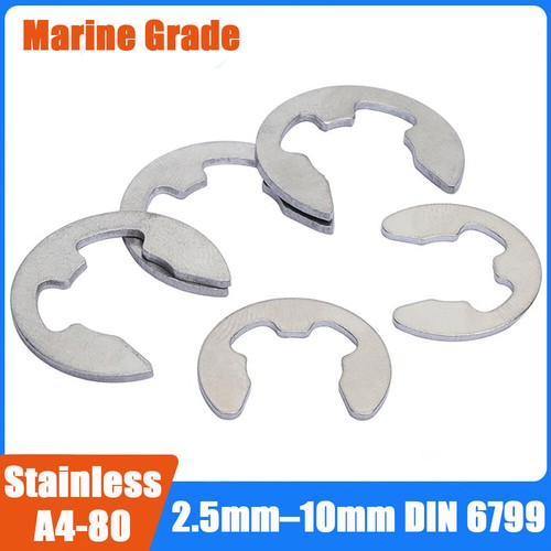 Stainless steel clips - a4, e-clips