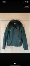 Red Herring teal Jacket. Sz. 14
