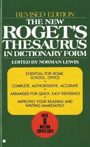 New roget thesaurus in - new, roget's