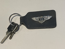 60'S Bentley R Continental Mulsanne Brookland Leather Enamel Car KeyRing Fob CUD
