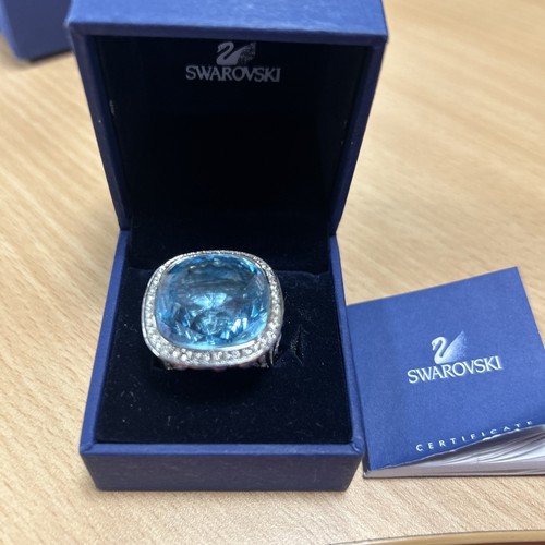 Swarovski huge cocktail ring - huge,