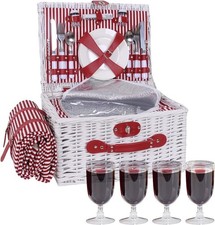 Picnic Basket 4 Person Set