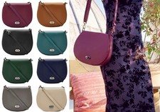 Leather Saddle Bag Crossbody