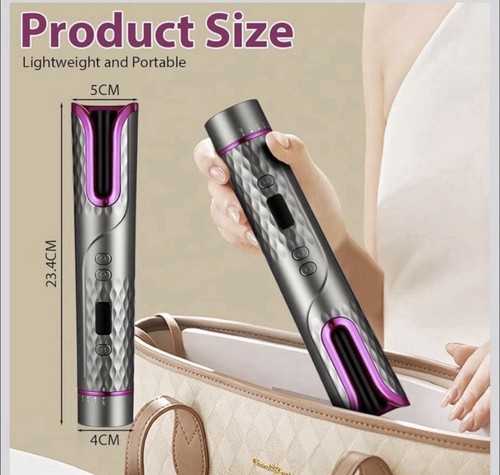 Cordless automatic hair curler - cordless,