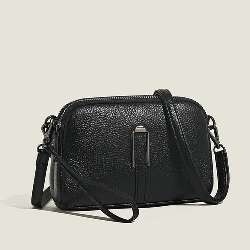 Shoulder clutch with zip - with,