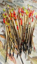 2 CLASSIC LANCASHIRE SWAN / GOOSE QUILL FLOATS (Lucky Dip bid)