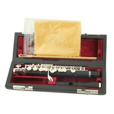 Silver Plated C Key Piccolo W/ Wooden Case Screwdriver Beginner Kids Gifts