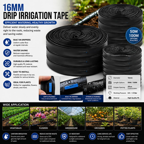 16mm drip irrigation tape - drip,