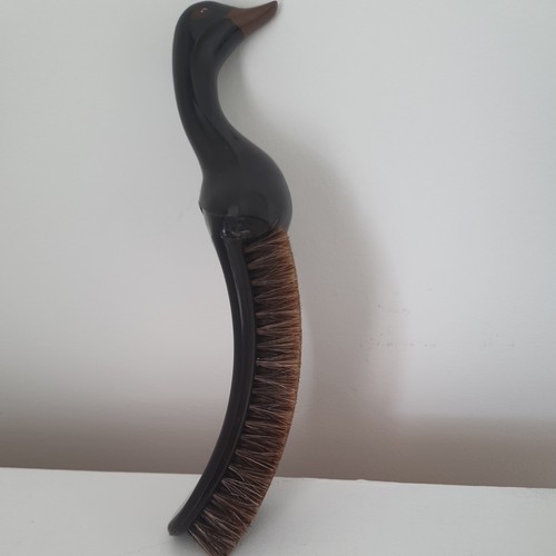 Vintage shoe brush - with, duck