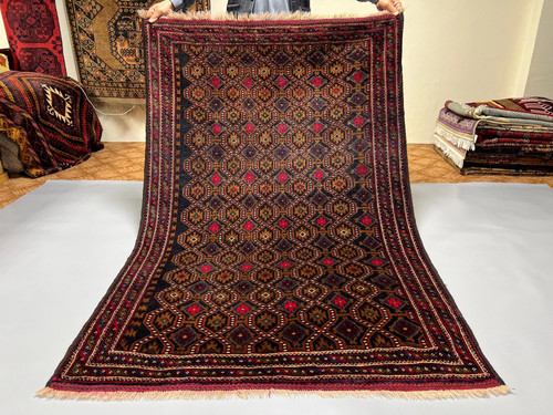 4x6 vintage afghan baluchi - vintage,