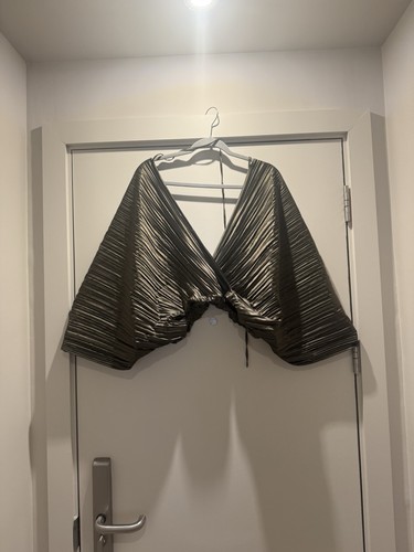 Zara olive green - green, pleated