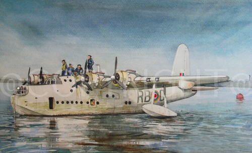 Short sunderland flying boat - short,