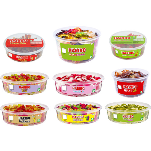 Haribo sweets full tubs - haribo, retro