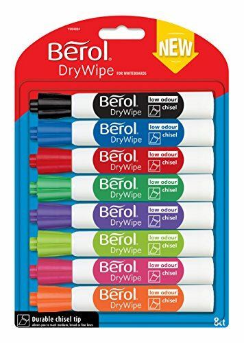 Berol dry wipe chisel tip - dry,