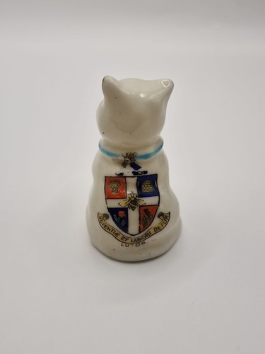 Vintage crested china cat - vintage,