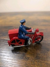 DGM MODELS MOTORCYCLE AND SIDECAR RIDER ROYAL MAIL EAST SUSSEX POST OFFICE A1