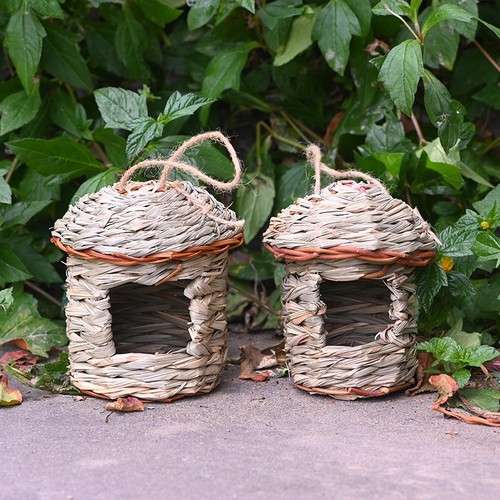 Natural hanging garden bird - natural,