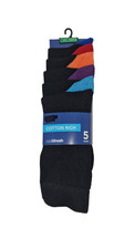 Ex M&S Men's Socks 9-12 Black