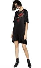 Zara Satin mini Dress With