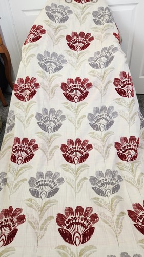 Dunelm burgundy red - burgundy, &grey