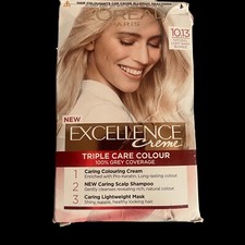 L'OREAL PARIS EX creme triple care colour 10.13 natural light baby blonde discon