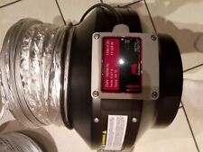 10" rhino inline extractor fan with ducting