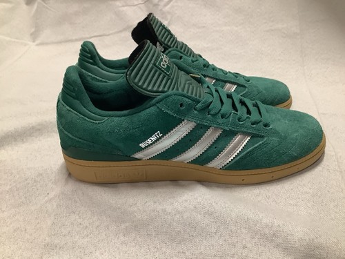 Forest green lace trainer - green,