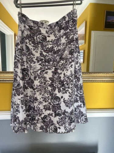 Beautiful grey white linen mix - linen,