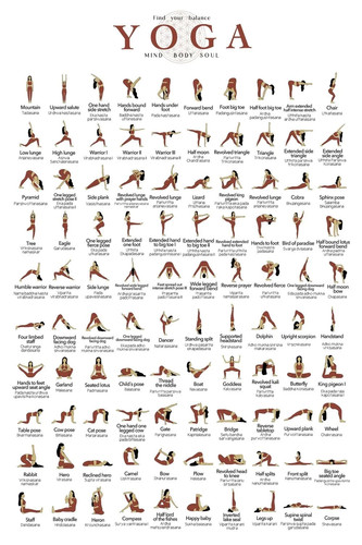 Yoga asanas poses - asanas,