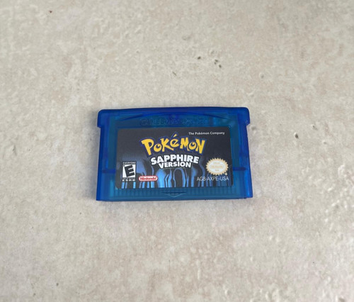 Game card sapphire - card, pokemon