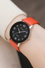 Stylish Women’s Leather Strap Wrist Watch Quartz Analogue Casual Gift