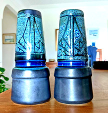 Celtic Pottery Bright Blue