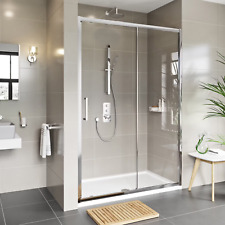 Mode Meier 8mm Framed Sliding Shower Door 1600mm x 1950mm Bathroom Victoria Plum